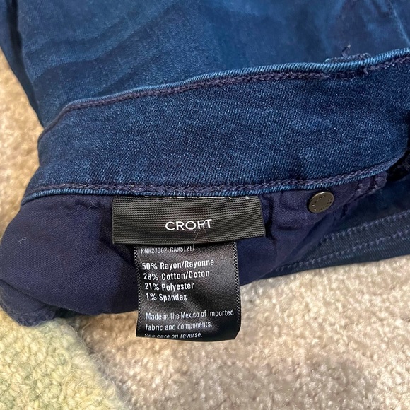 PAIGE Croft Dark Wash Skinny Stretch Denim - sz 31 - Picture 10 of 10